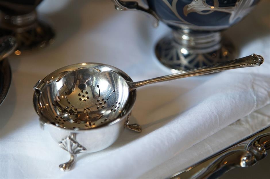 14. Tea strainer, UK  