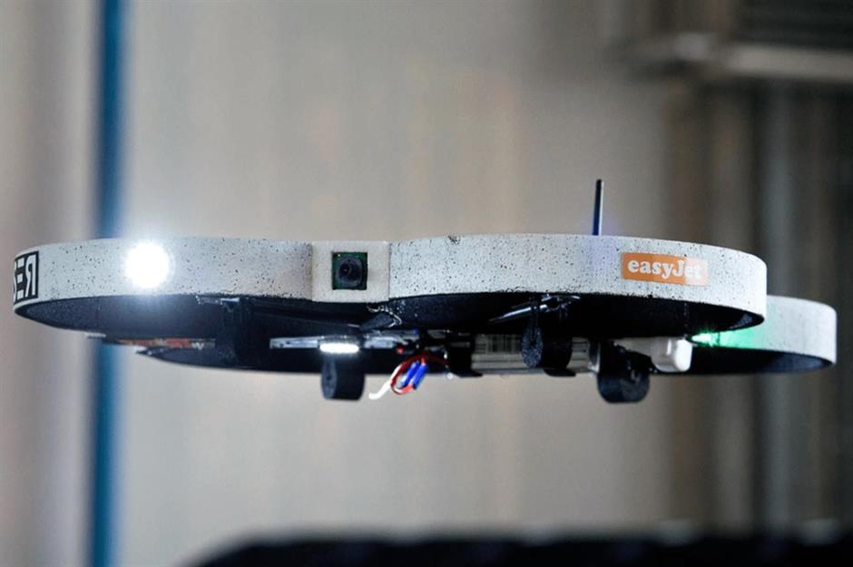 Drones inspect aircrafts at easyJet