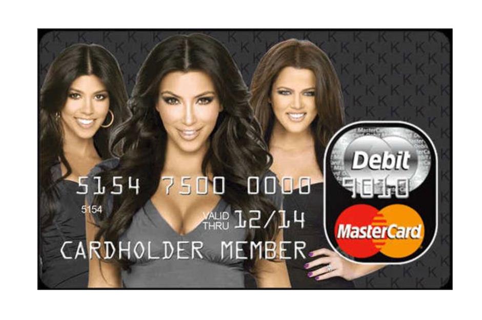 The Kardashian sisters' Kardashian Kard debit card