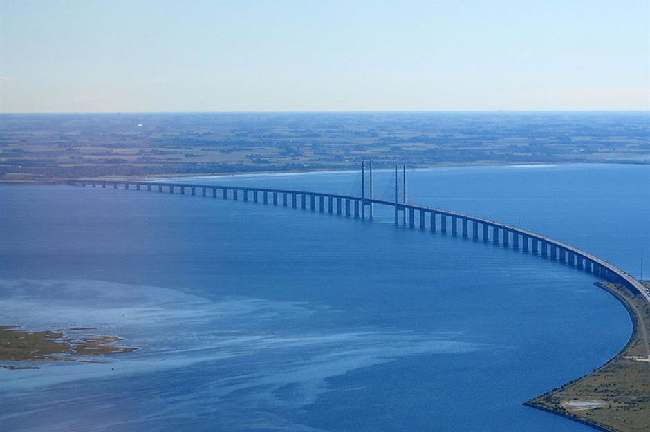 Øresund Bridge, Sweden/Denmark: $6.5 billion (£4.9bn)