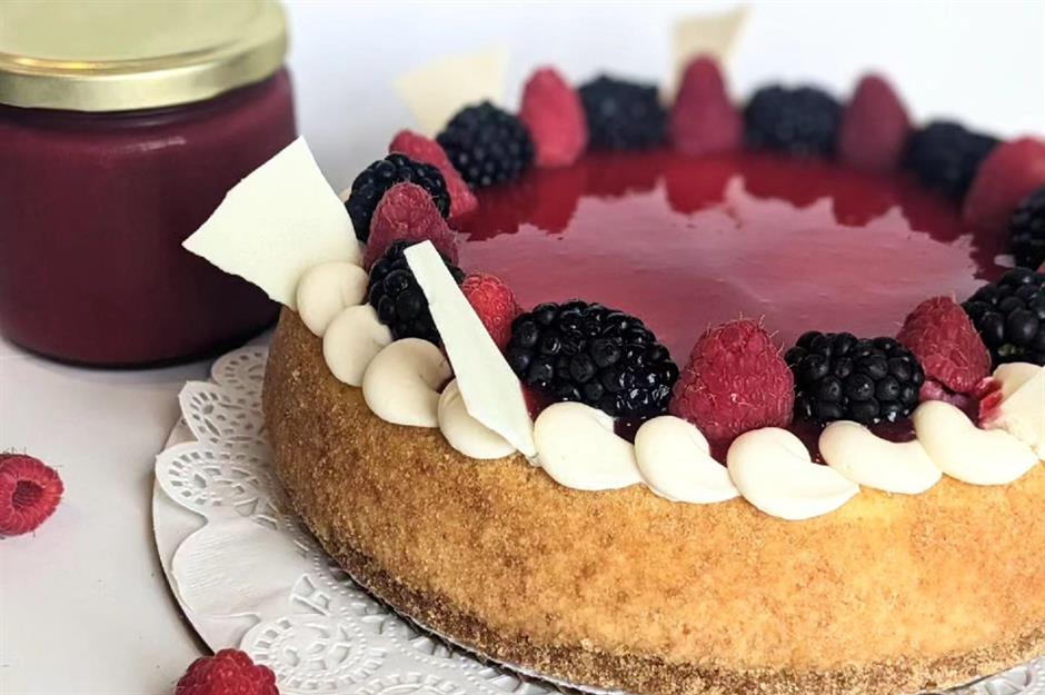 Rhode Island: vanilla bean cheesecake, Pastiche Fine Desserts, Providence