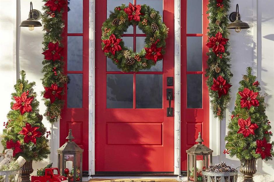 outdoor home christmas decorating ideas