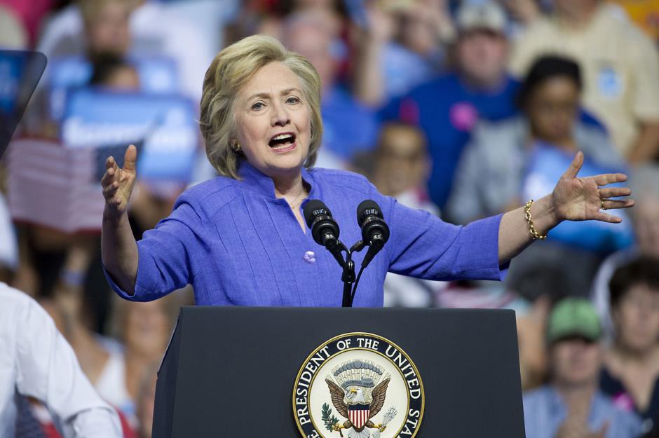 Hillary Clinton: up to $335,000 (£256k) per speech