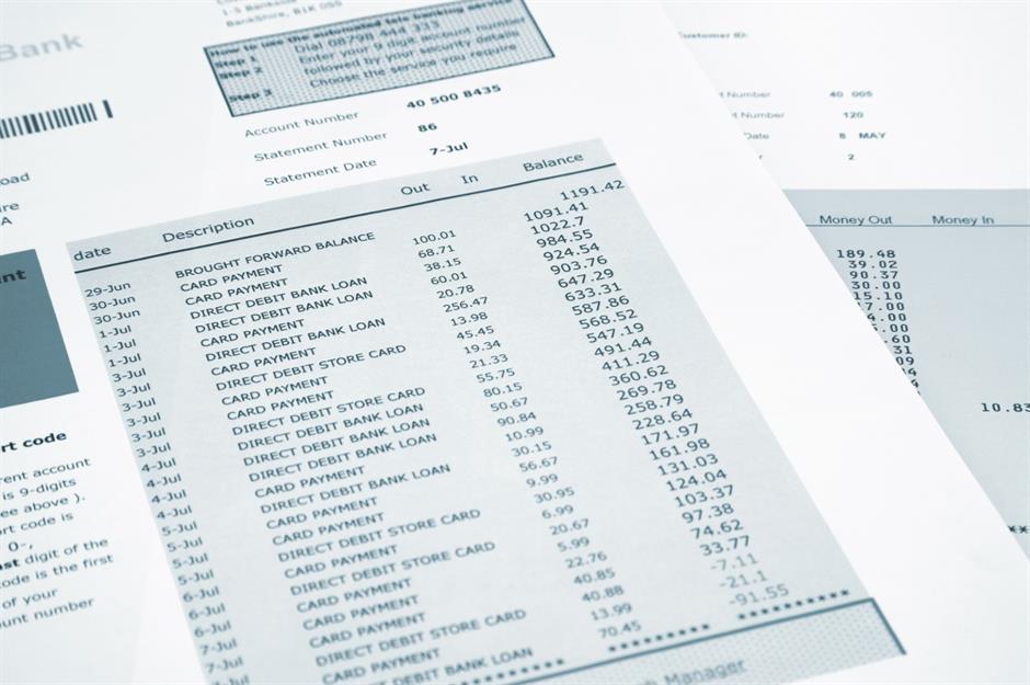 Ignoring bank statements