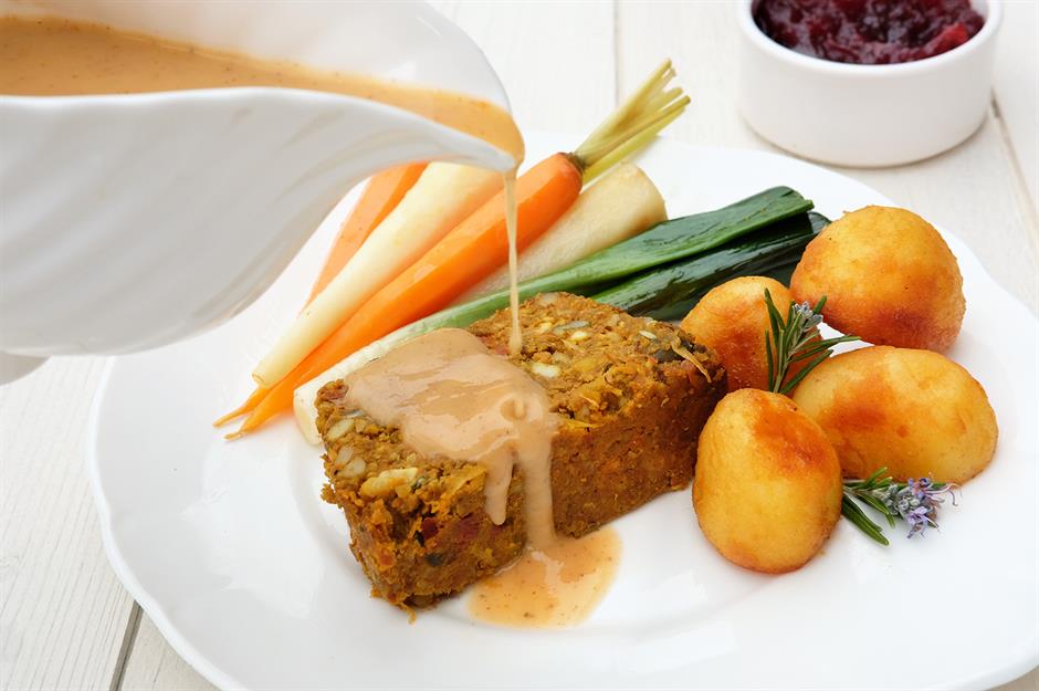 Veg & vegan: nut roast