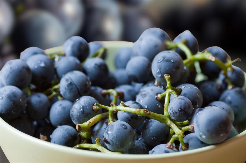 22. Concord grapes