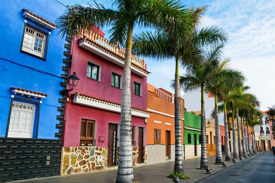 Tenerife, Canary Islands, Spain (2,887 hours of sunshine) 