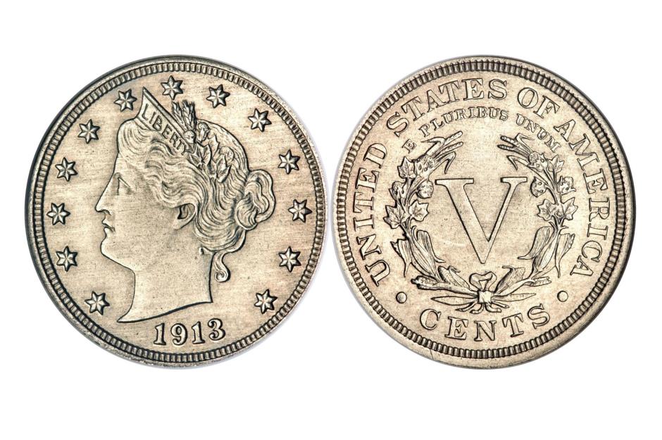 1913 Liberty Head Nickel - Eliasberg Specimen, USA: $5,000,000 (£4.1m)