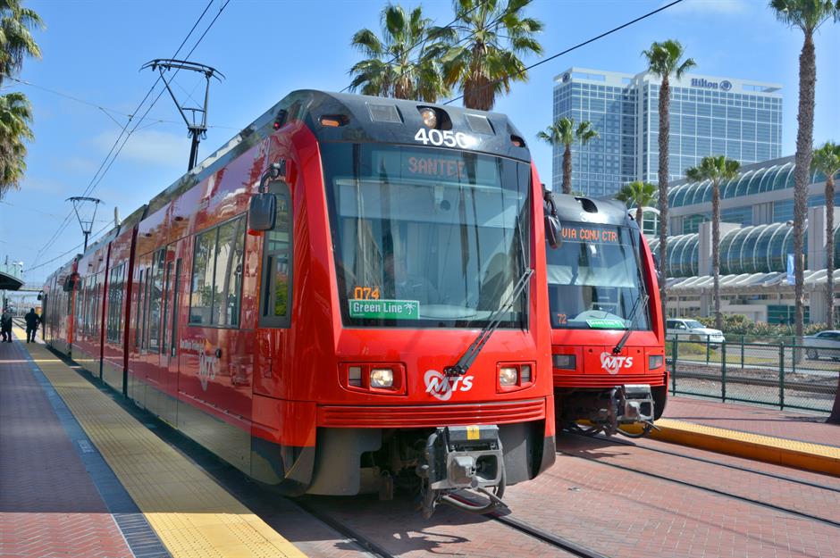 San Diego’s trolley expansion, California: $1.04 billion (£810m)