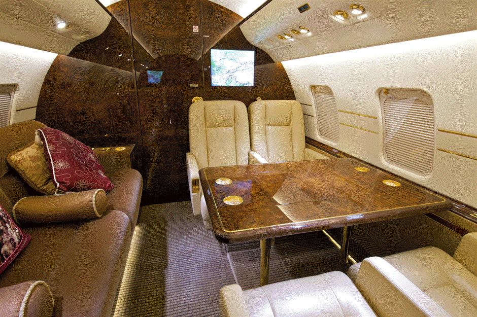 A private jet...