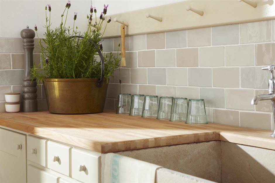 cream kitchen wall tiles