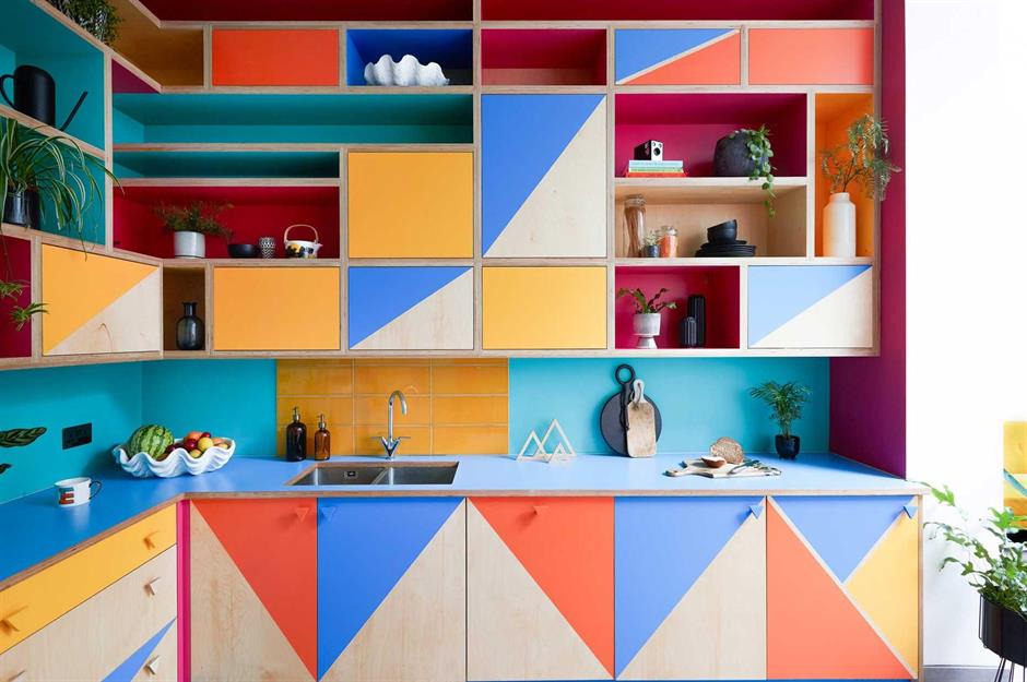 Bright and colourful kitchen ideas