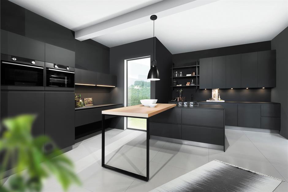 dark kitchens: black, navy and dark grey kitchen ideas