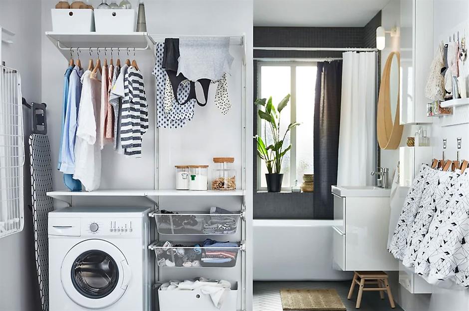 Laundry Bathroom Ideas - 5 Ideas For A Small Laundry Spaces Bath Co : Hi guys, do you looking for bathroom laundry room floor plans.