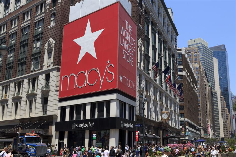 Macy's, share price change: +44%