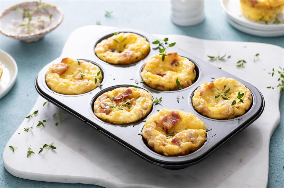 Omeletts aus der Cupcake-Form