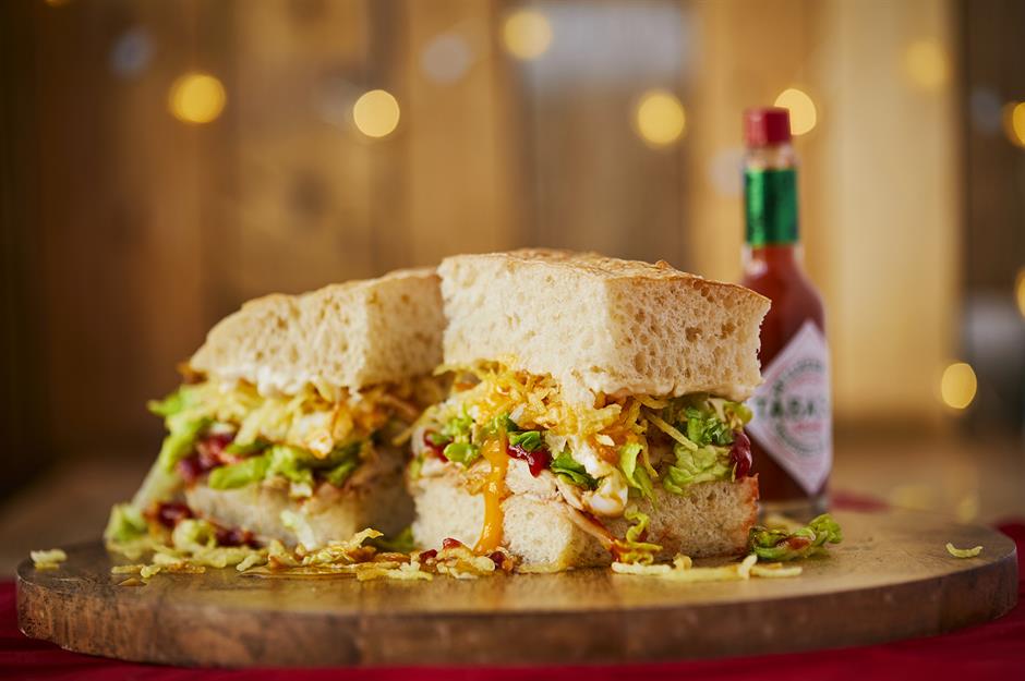 Leftovers: ultimate turkey sandwich