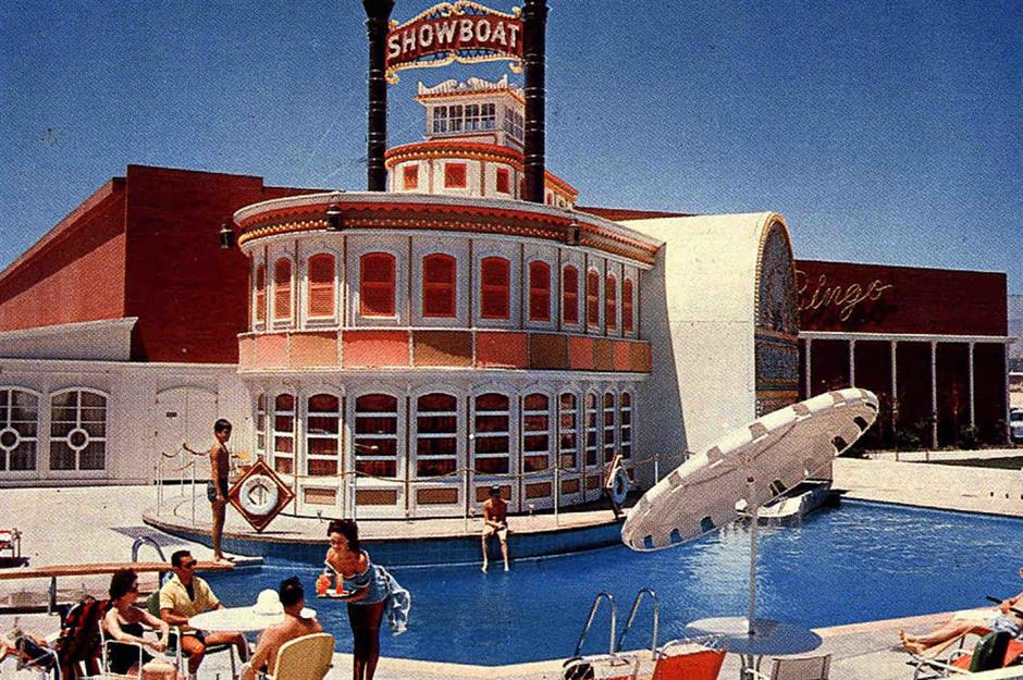 dentro de un showboat