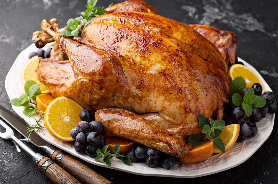 Mains: roast turkey