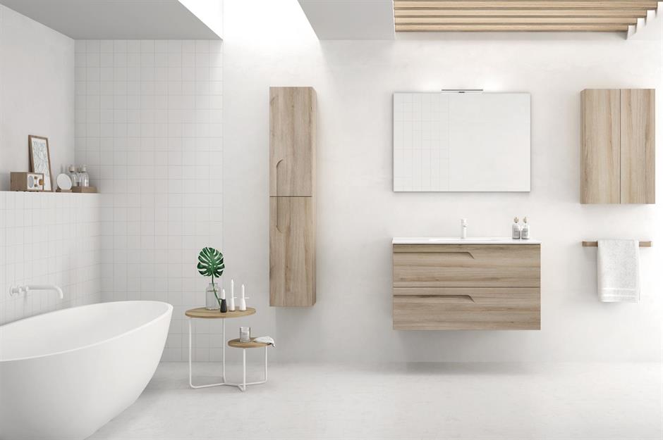 Plain White Bathroom Tiles