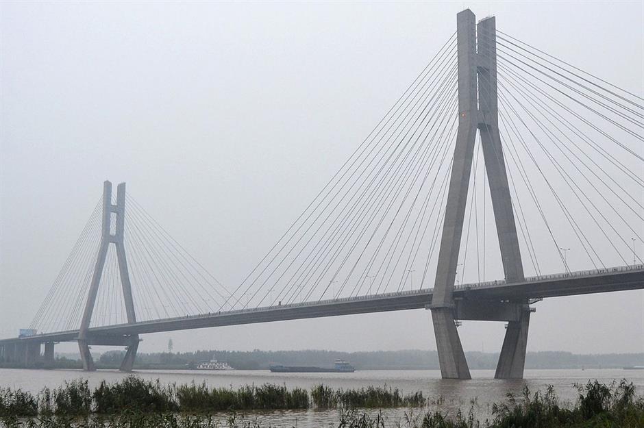 Runyang Yangtze River Bridge, China: $1.3 billion (£1bn)