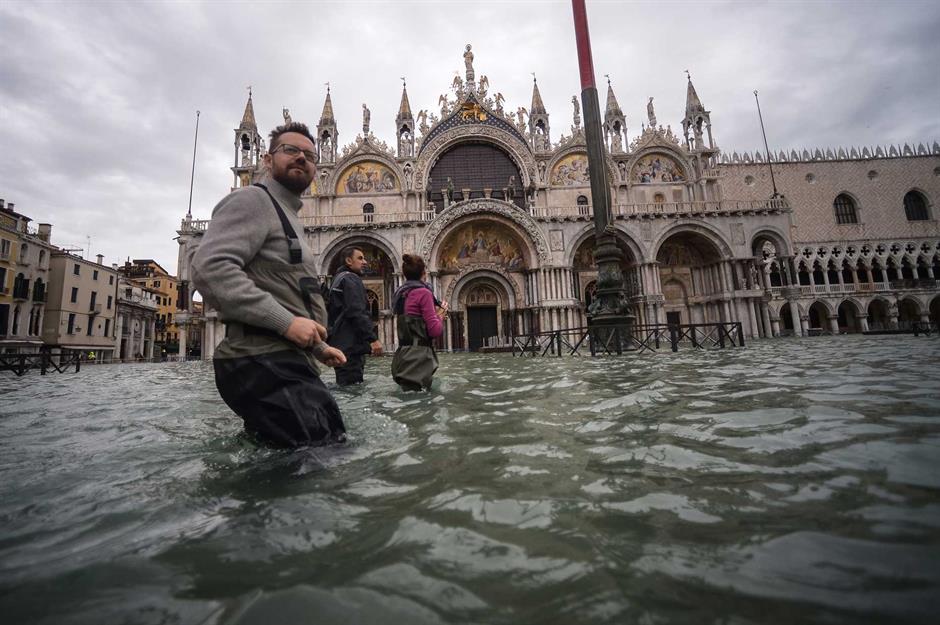 Venice is sinking every year