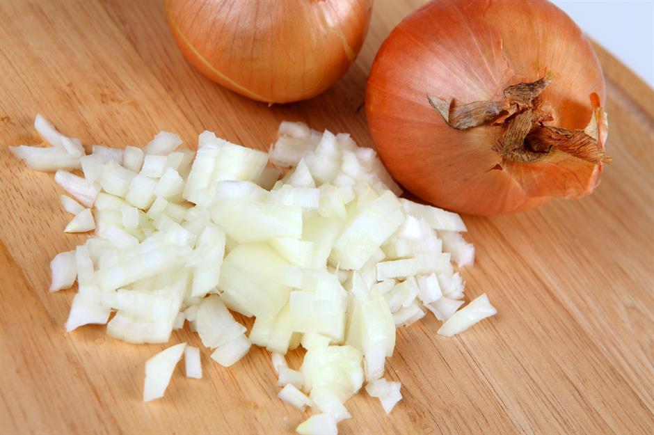 26. Raw onions