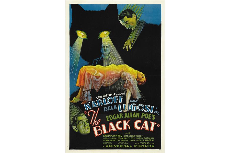 15. The Black Cat (American poster, 1934): $286,800 ($442k/£332k today)
