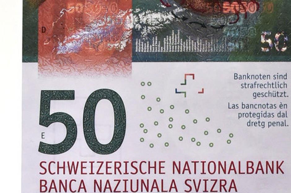 Swiss 50 franc note: magic number