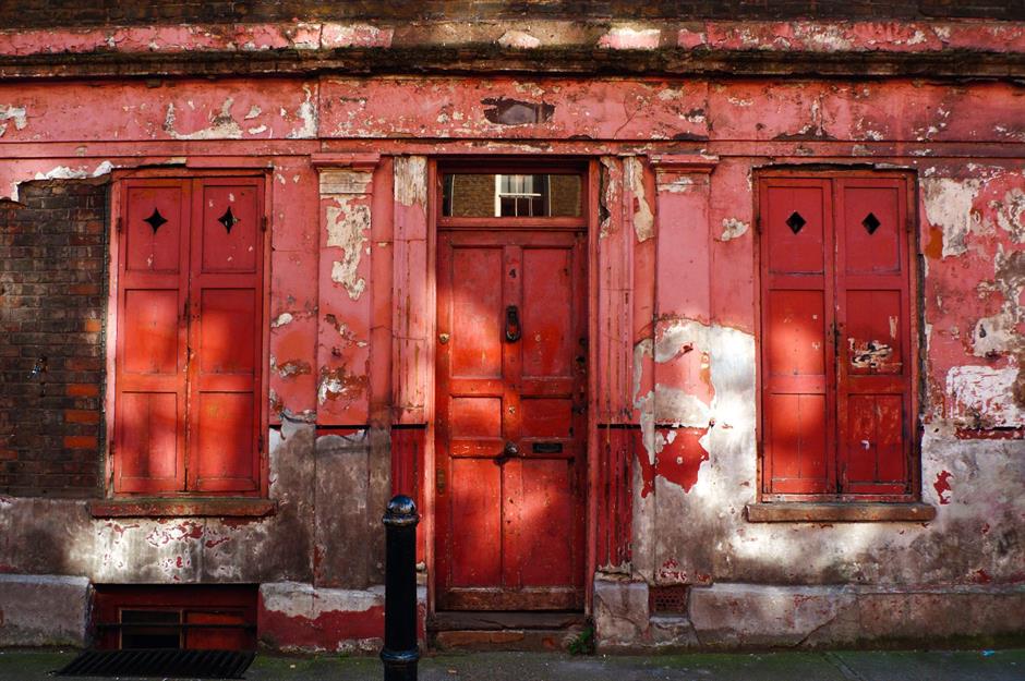 Doors to Brick Lane Music Hall Silvertown London Stock Photo - Alamy