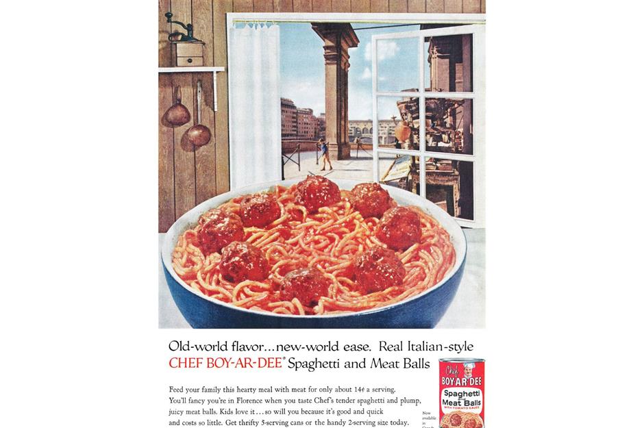 1970s: Chef Boyardee Spaghetti and Meat Balls