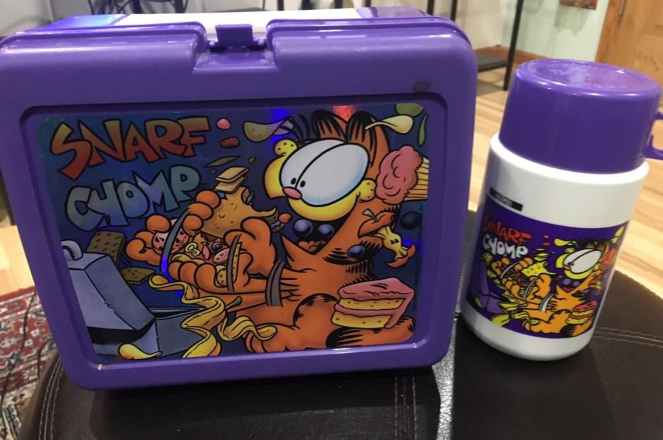 1980s lunch box and flask