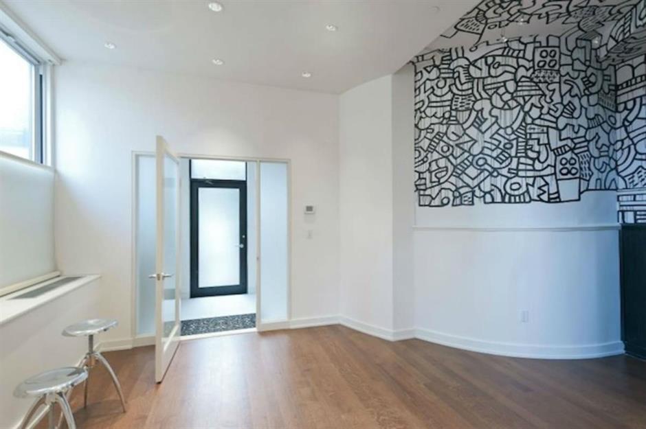 The Keith Haring mural hidden in a wall