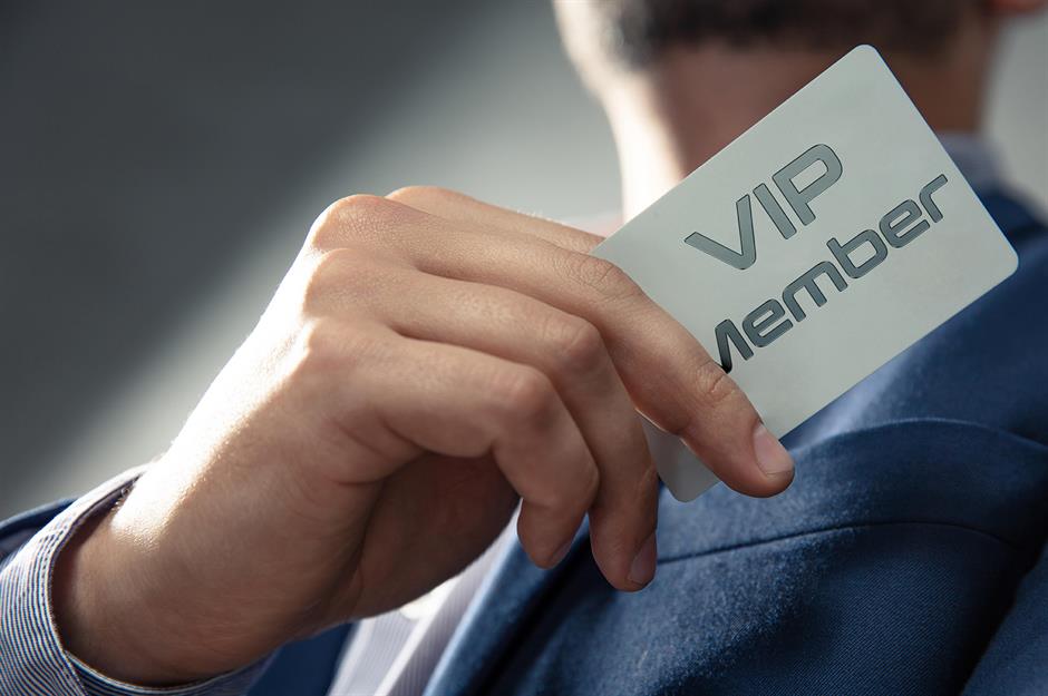 Access to members-only clubs