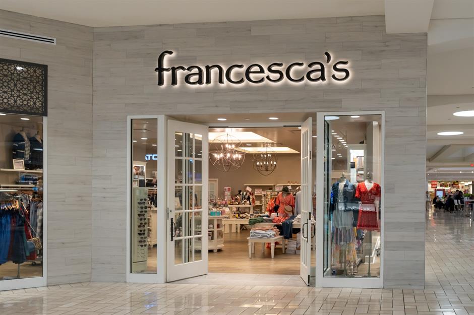 Francesca’s: 275 stores 
