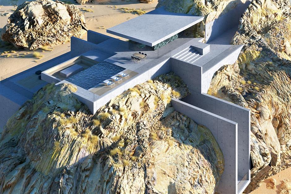 House Inside a Rock, Hejaz, Saudi Arabia