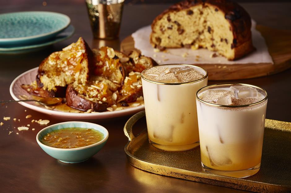 Drinks: almande flip cocktail