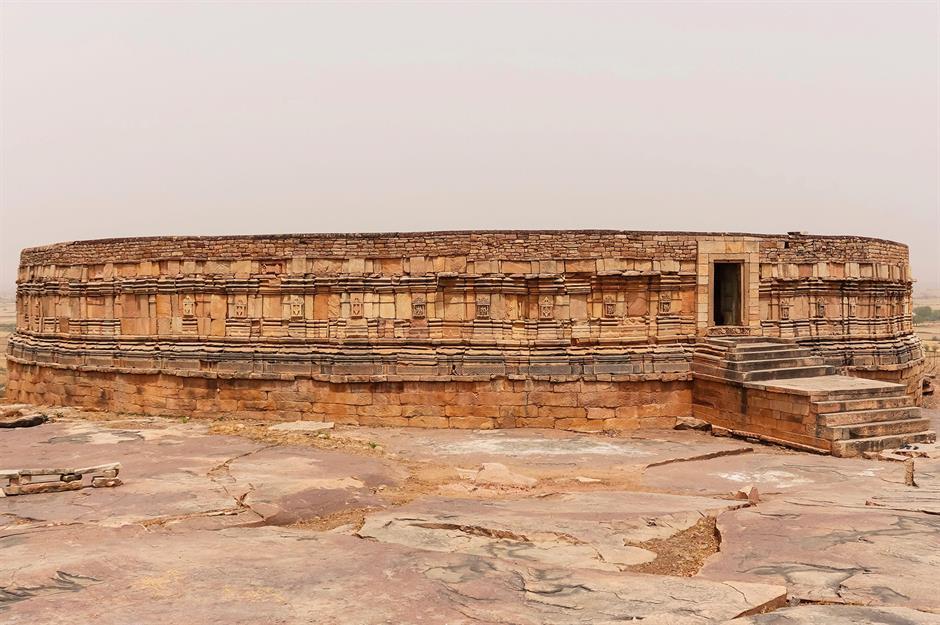 Die Vorlage: Chausath-Yogini-Tempel, Morena, Indien