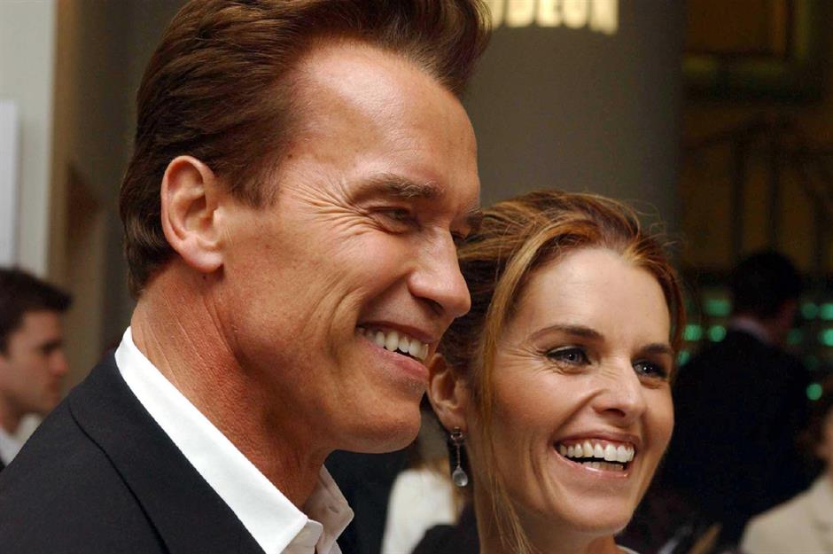 Arnold Schwarzenegger and Maria Shriver: $500 million-$750 million (£307m-£461m)
