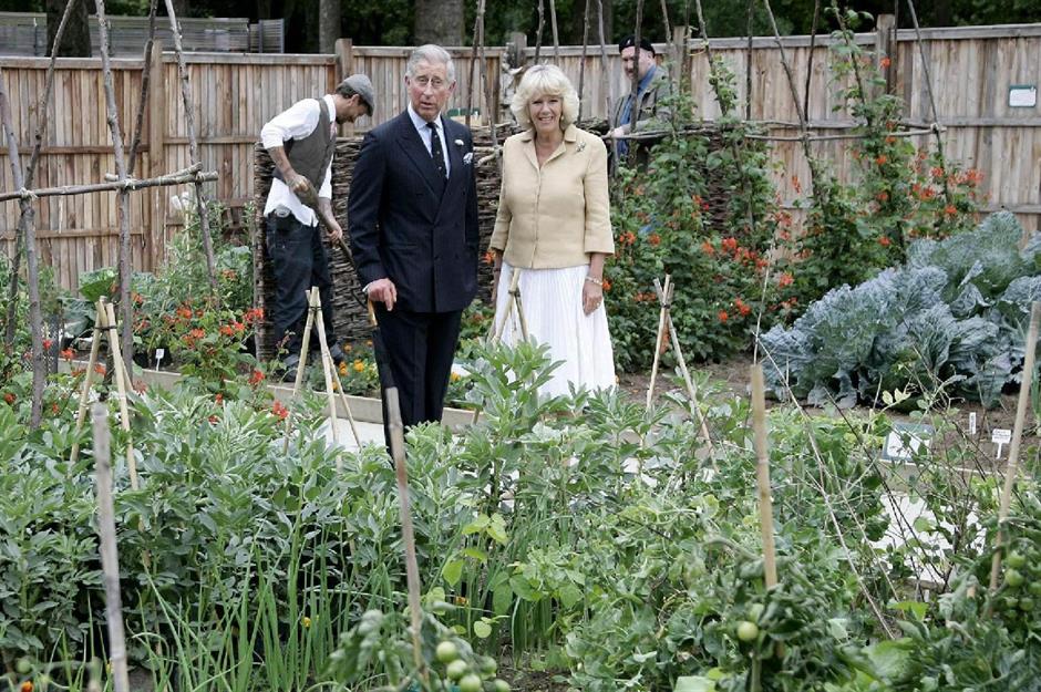 Charles and Camilla: homegrown produce