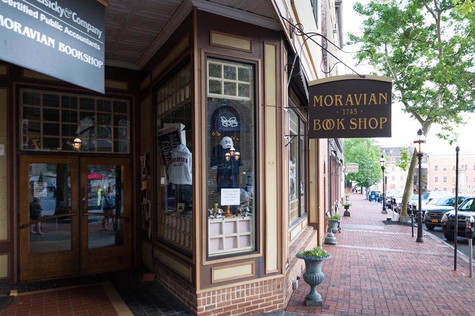 Now: Moravian Book Shop