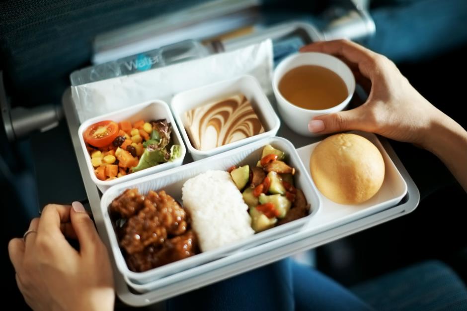 airplane travel food