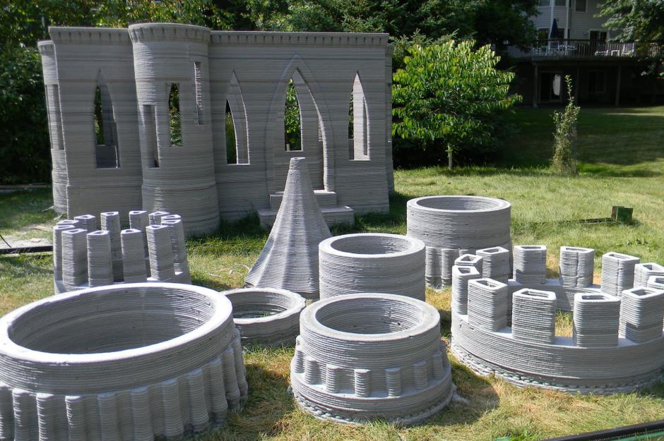 3D-printed castle 