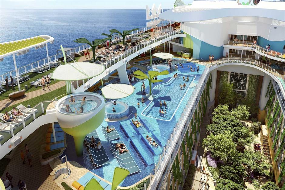 Onboard the world's largest cruise ship 