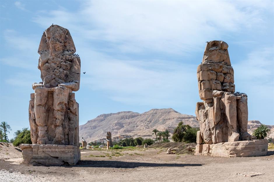 ‘Colossi of Memnon’, Memorial Temple of Amenhotep III, Luxor