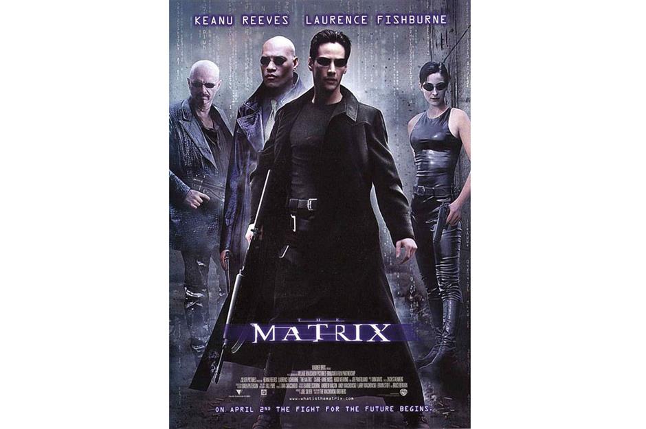 The Matrix (American poster, 1999): up to $800 (£587) 