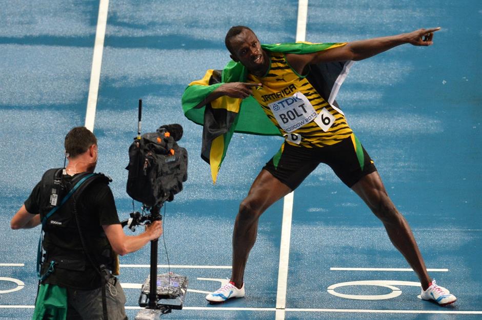 Usain Bolt's victory pose