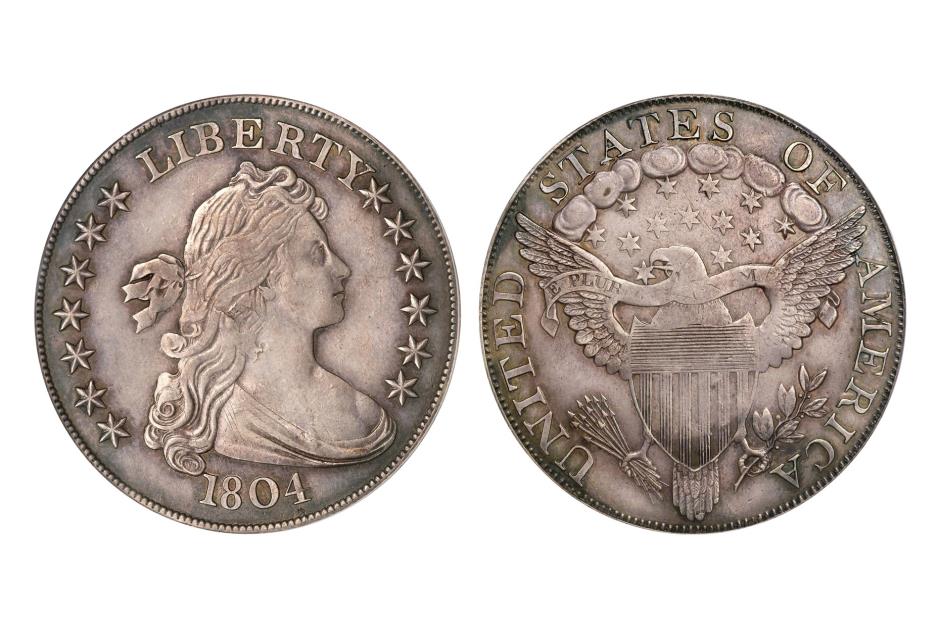 1804 Bust Dollar - Class III, USA: $2,300,000 (£1.9m)