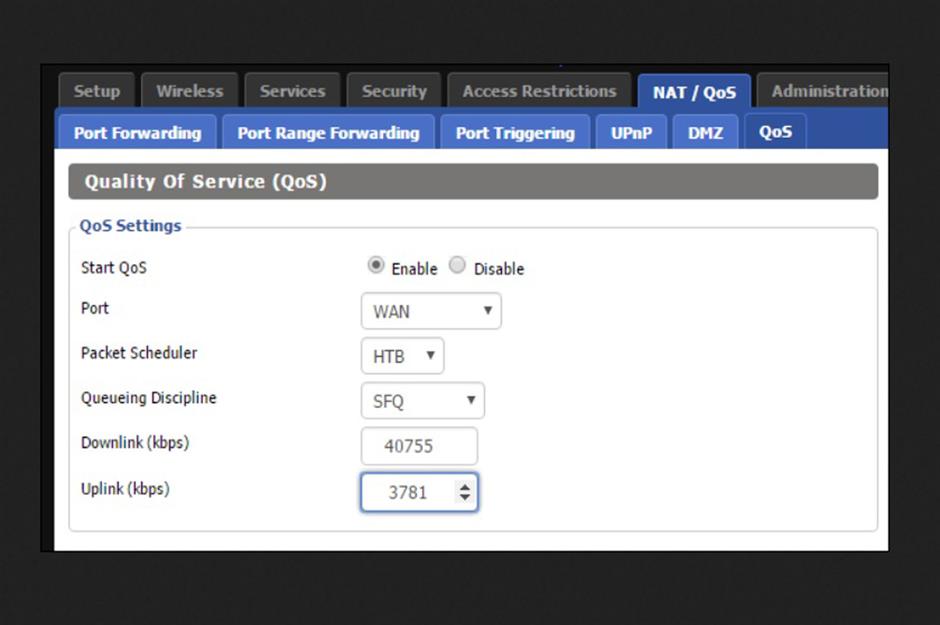 Configure Quality of Service (QoS) on your router