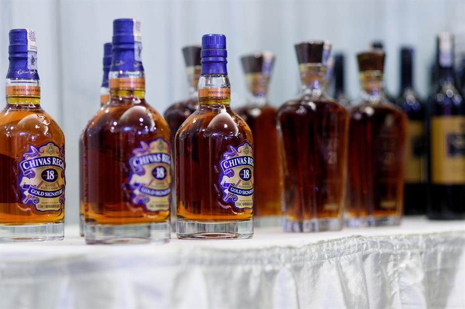 The haul of Chivas Regal whisky worth $129,000 (£100k)